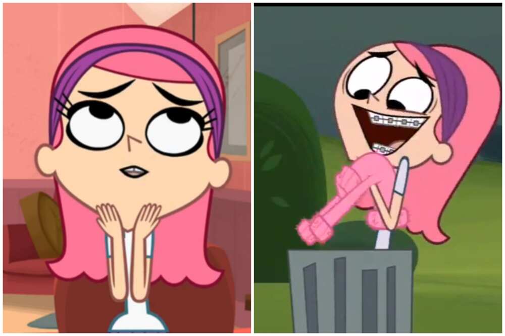 Pink hair characters Pink hair characters