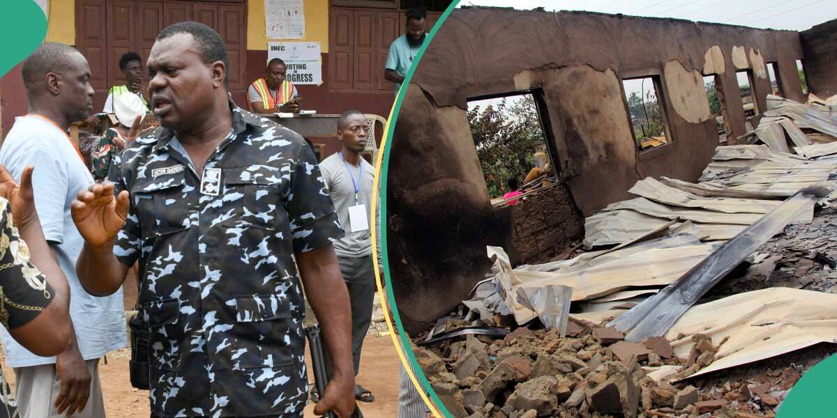 BREAKING: Tension In Edo As Angry Youths Burn Down Top Monarch’s House ...