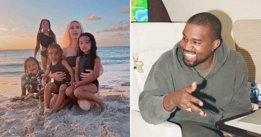 Kim Kardashian and Kanye West have four kids
