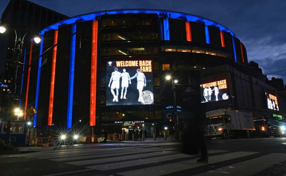 Madison Square Garden is home to the New York Knicks and New York Rangers