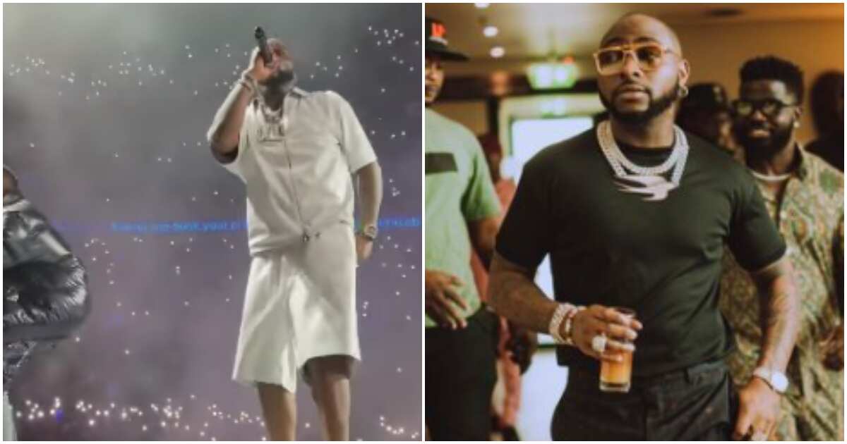 Your children will take care of you too: Nigerians react to video of lady who took her dad to Davido's O2 show