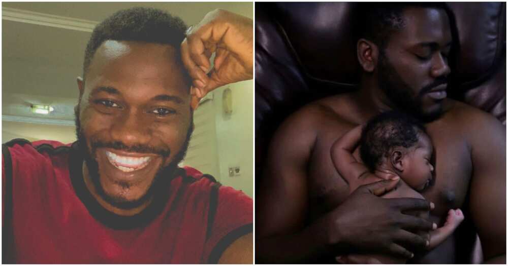 Actor Deyemi Okanlawon shares story of waiting as he celebrates son's birthday