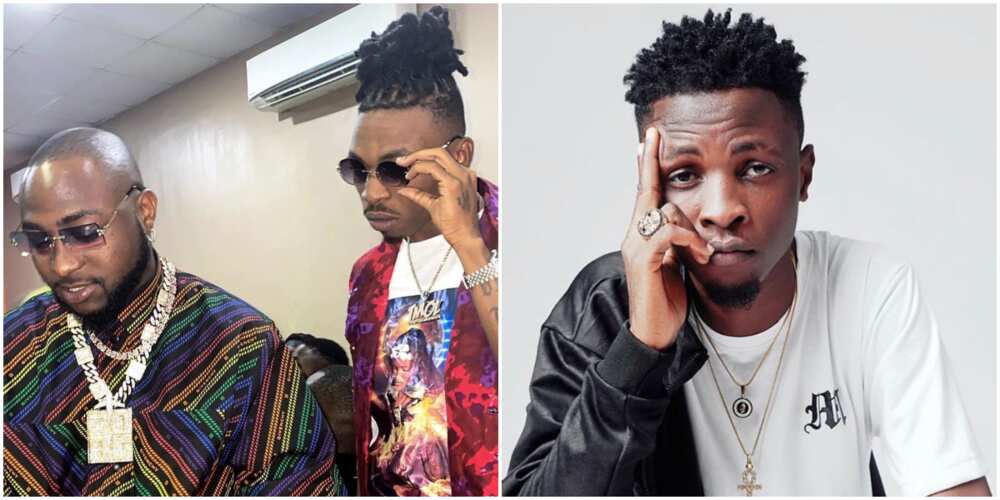 BBNaija 2020 winner Laycon hangs out with singer Davido