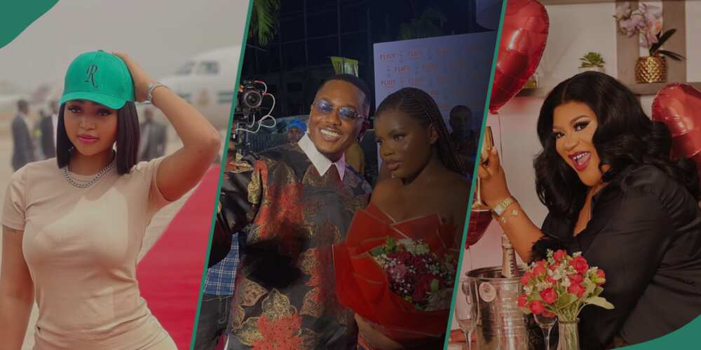 Nigerians celebrities and their gifts on Valentine's day.