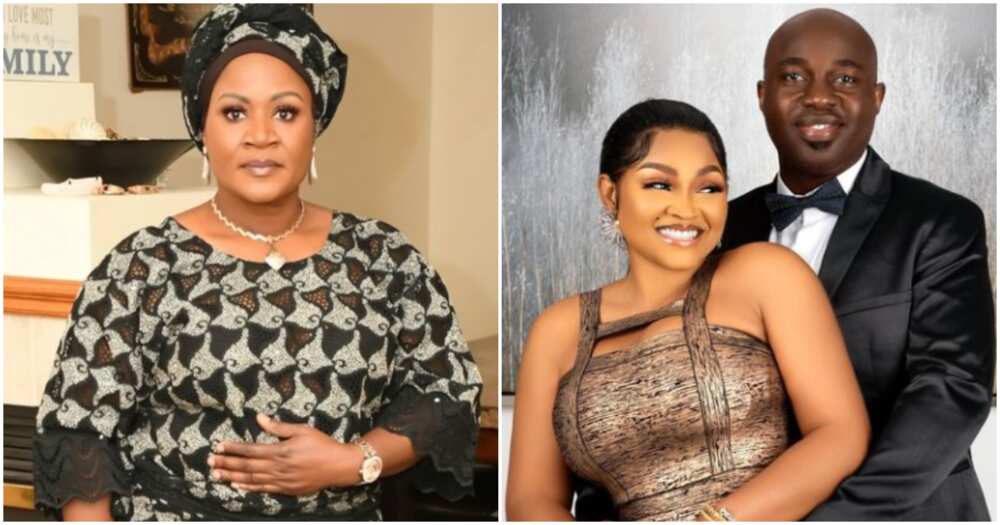 Mercy Aigbe’s senior wife Funsho Adeoti Mercy Aigbe’s senior wife Funsho Adeoti