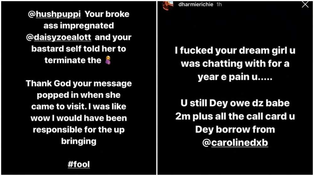 Dharmierichie calls out Hushpuppi for physically assaulting him, says he’s living fake life in Dubai
