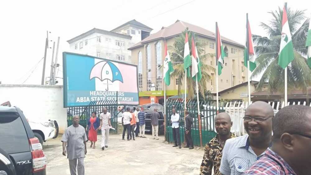 PDP, Police, Abia State Secretariat