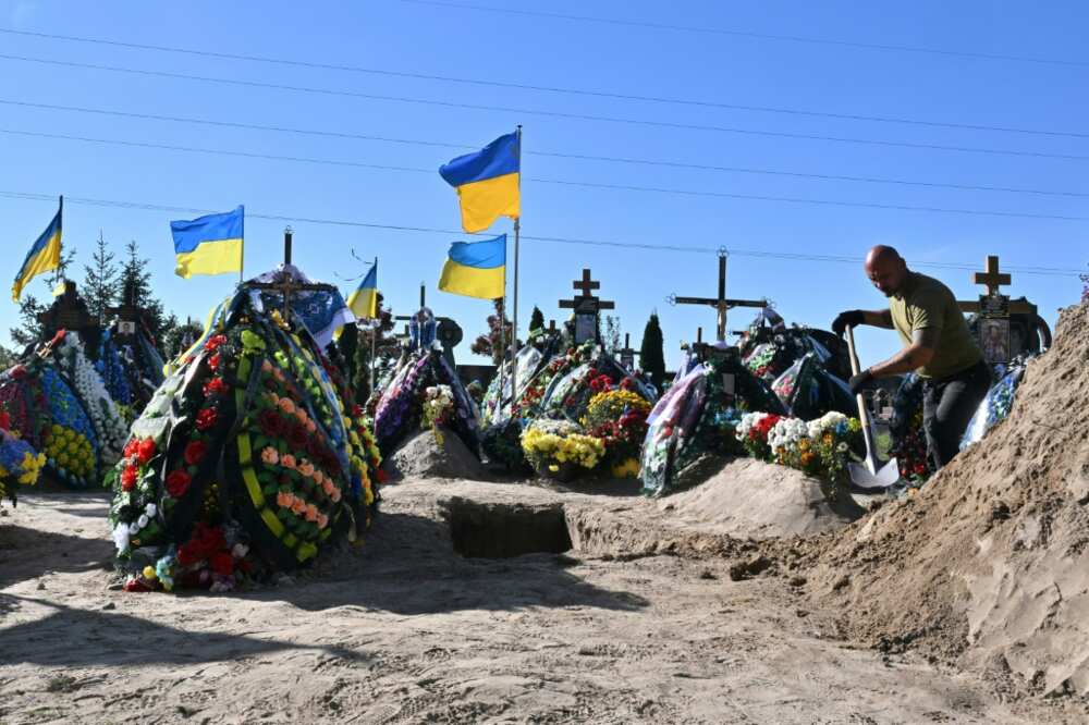 Kyiv is still finding and burying victims from the first weeks of Russia's invasion