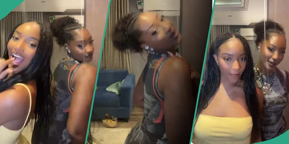 A video of Tems and Ayra Starr linking up in London goes viral.
