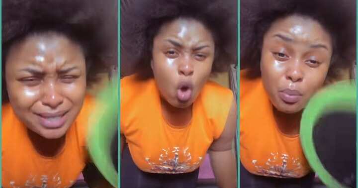 Lady laments over hot weather in Nigeria