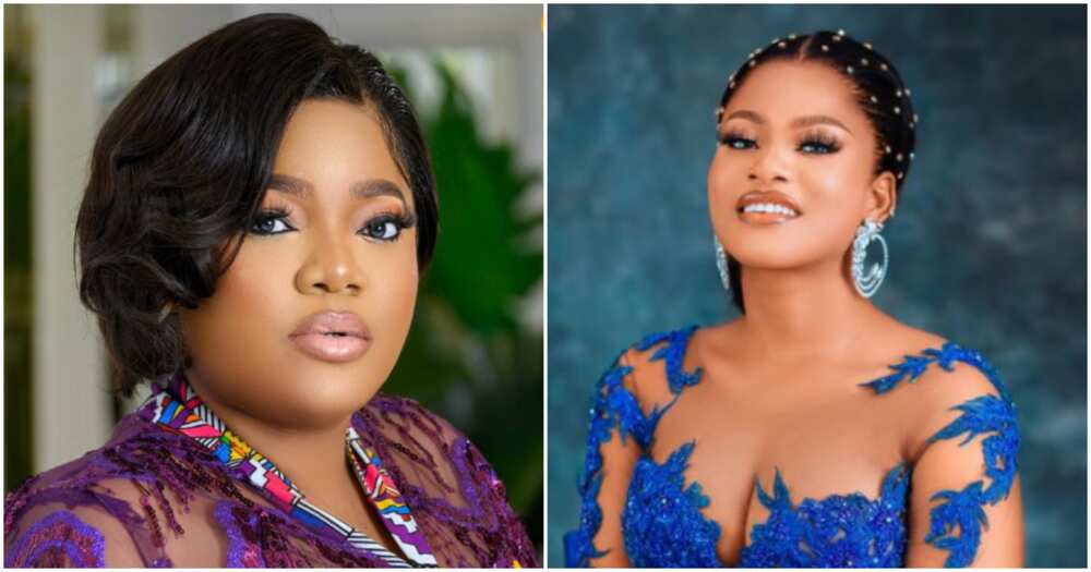 Toyin Abraham and BBNaija star Phyna.