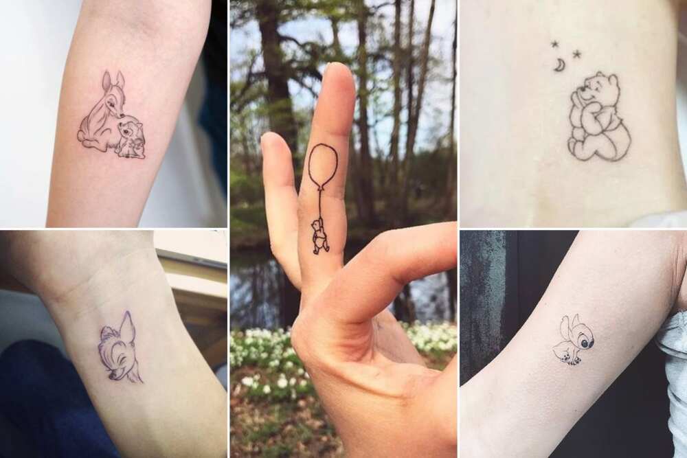 simple disney tattoos men