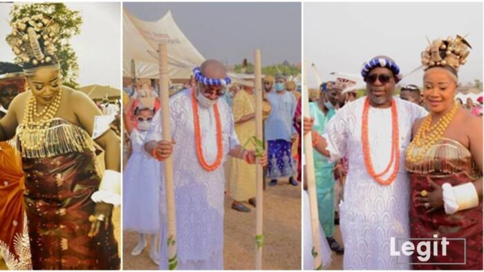She's my biggest support: Man says as he honours wife with traditional title in Anambra in colourful event