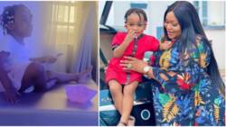 Who Taught You That? Actress Ruth Kadiri Shocked As 2-Year-Old Daughter Sings Viral You Want to Bamba Song