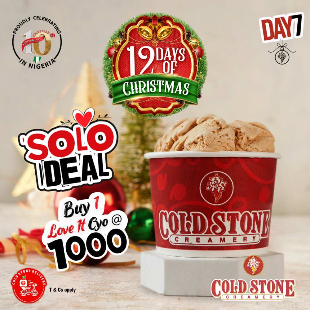 Enjoy Cold Stone’s 12 Days of Christmas and the New Lotus Cheesecake this December