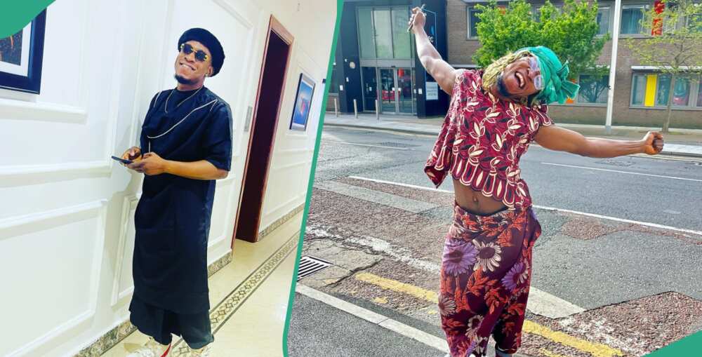 Comedian Sir One On One shares in his costume
