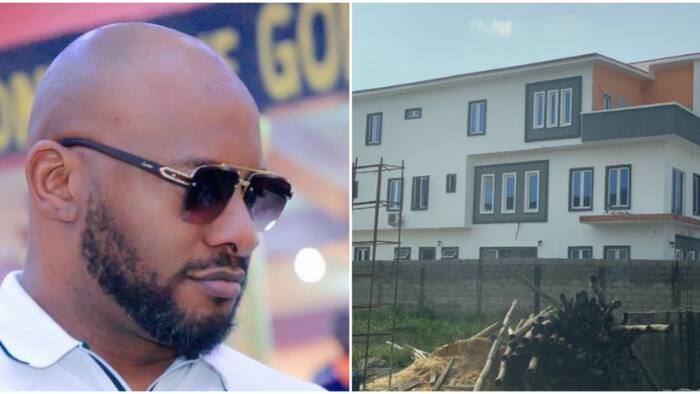 E go reach everybody: Yul Edochie flaunts his 3 storey mansion in Lagos, Says he can no longer get full photo