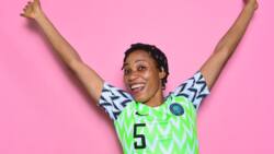 Top Nigerian footballer attacks fan who told her to retire from national team at 38