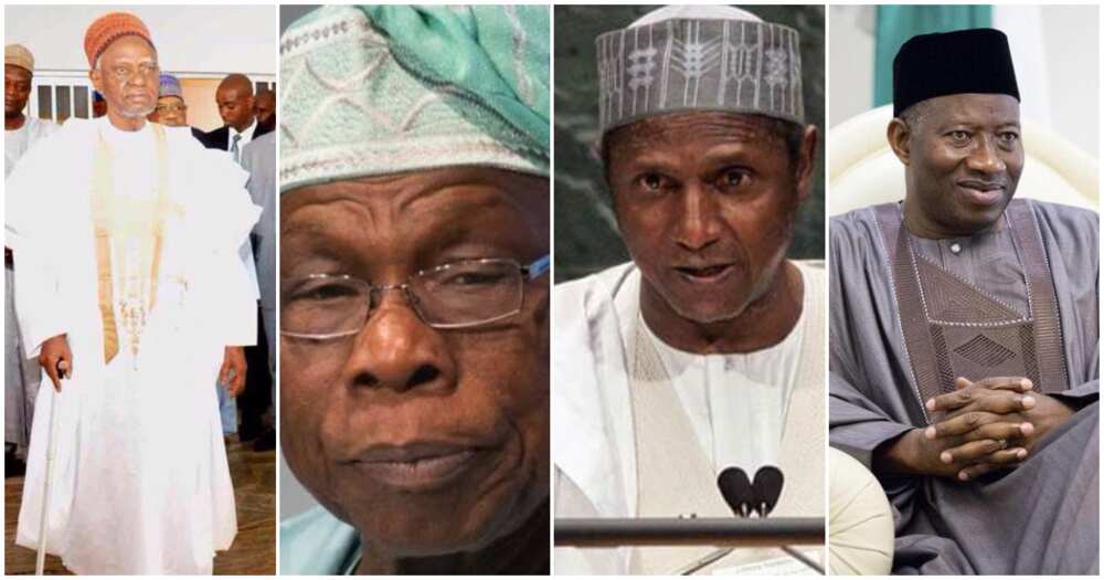 Past Nigerian presidents/ Shagari/Obasanjo/Yar'adua/Jonathan/Buhari/Tinubu/Nigeria presidential elections