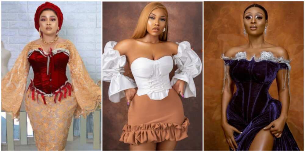 Corset that Body: Mercy Aigbe, Tacha, Others Jump on the Alluring Fashion Trend