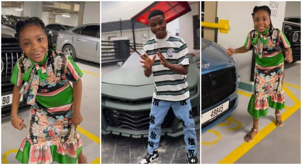 Talented Nigerian girl who imitated car skit maker, Ola of Lagos has met him in Dubai.