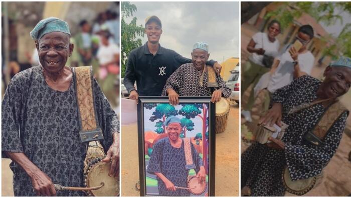 Nigerian man who took photographs of old drummer & sold it as NFT returns with 50% as promised plus fine frame
