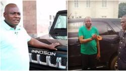 Innoson places man who prophesied in 1979 that he'll be making vehicles on lifetime salary, gifts him new car