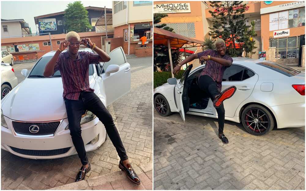Nigerian man named Akorede J. Ayanbisi has bought a new car for himself