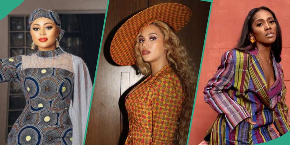 Regina Daniels, Beyoncé, Tiwa Savage rock ankara wears Regina Daniels, Beyoncé, Tiwa Savage rock ankara wears