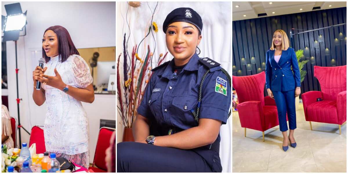 Beautiful female lawyer celebrates joining the Nigerian police force, vows to use portfolio for a good course