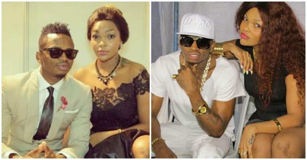Wema Sepetu wins best ex couple award with Diamond. Wema Sepetu wins best ex couple award with Diamond.