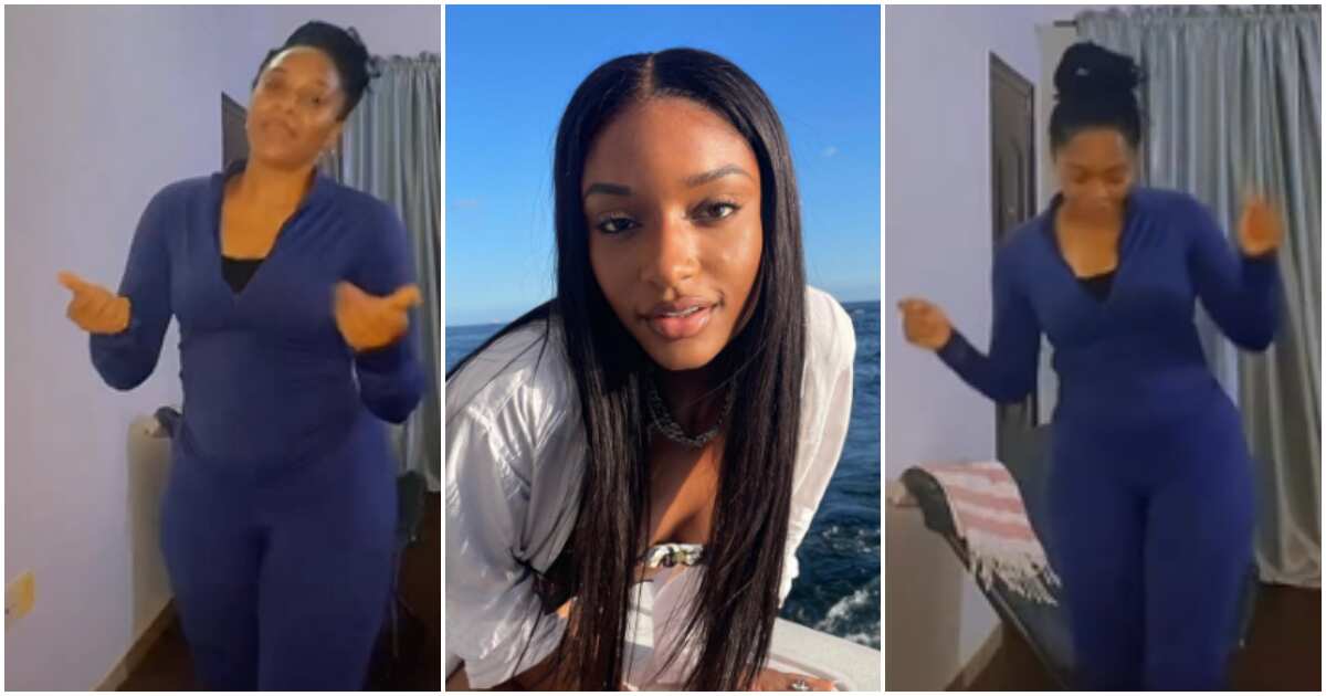 Curvy Pretty Lady With Massive Body Shape Whines Waist Gently, Her Video  Trends on TikTok 