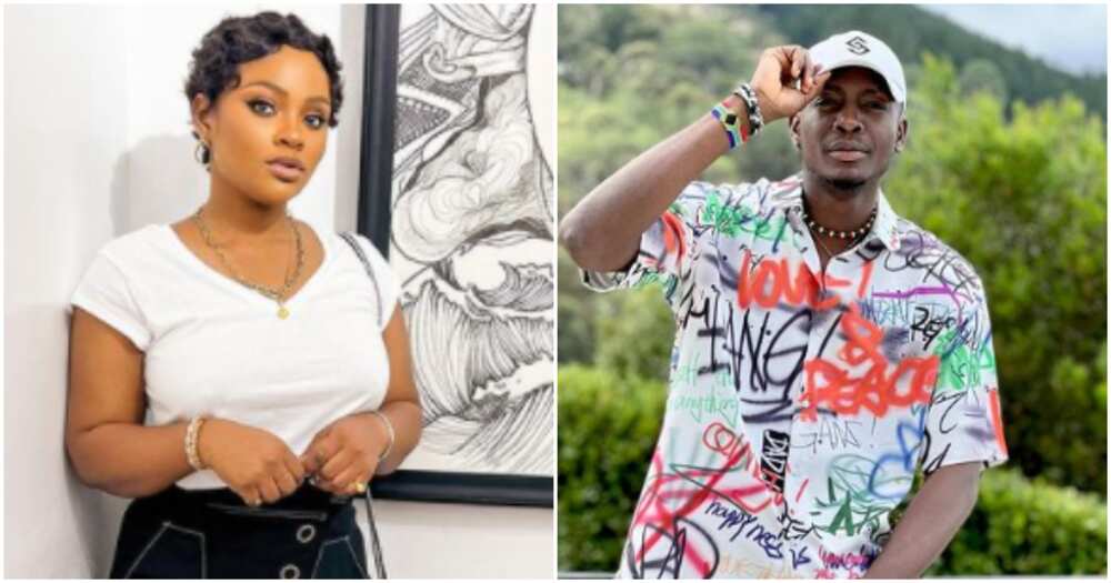 Tega drags Sammie over statement in video