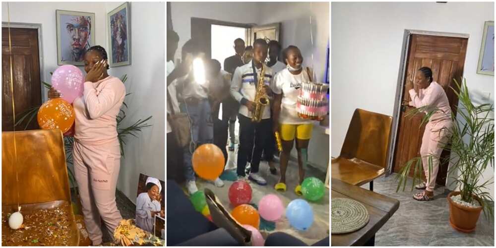 BBNaija Lucy shares video as fans surprise her with money cake on her birthday