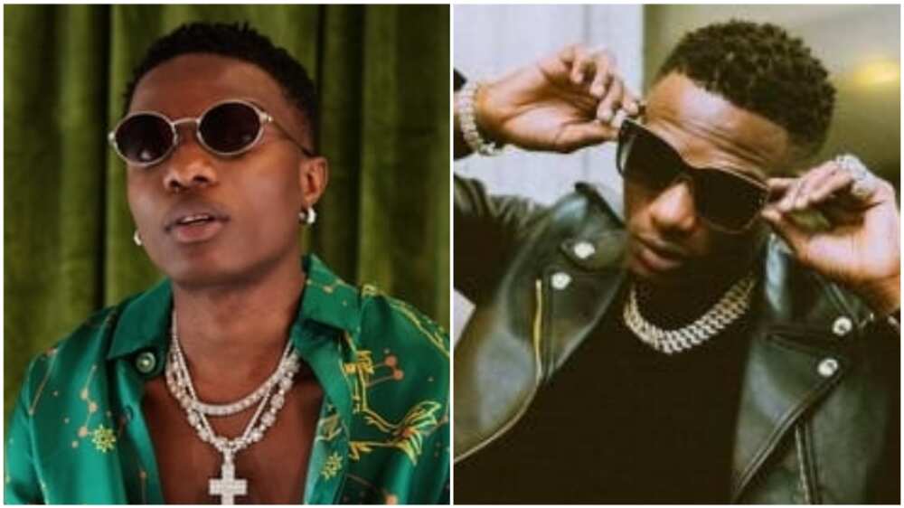 Wizkid's fans are super excited about the official release time of Made in Lagos.
Photos sources: PAM/RCA Records Wizkid's fans are super excited about the official release time of Made in Lagos.
Photos sources: PAM/RCA Records