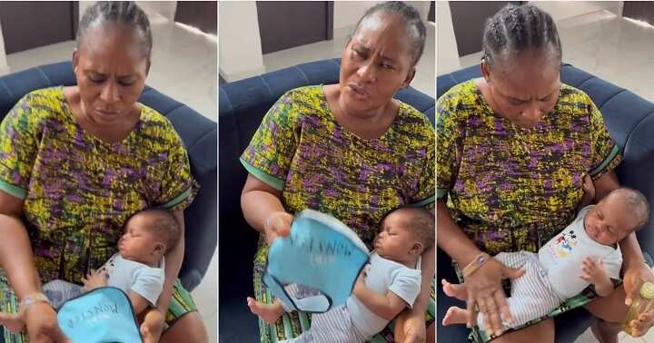 Nigerian grandma trashes baby's bib over 'mini monster' imprint