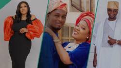 Moment Toyin Abraham hugged Adeniyi Johnson at Mercy Aigbe's movie premiere excites fans