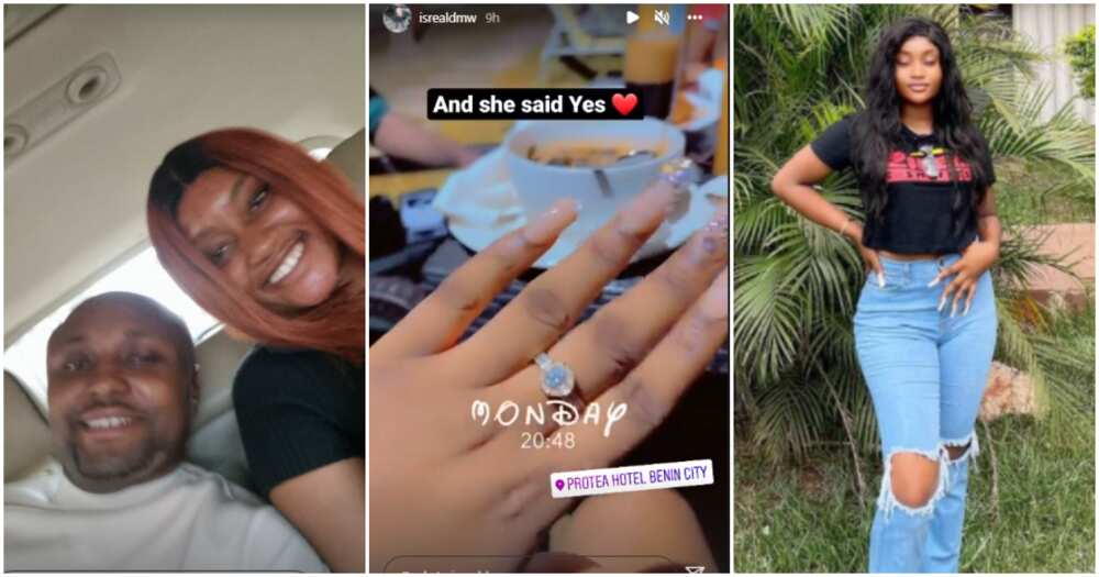 Davido's Isreal proposes to girlfriend