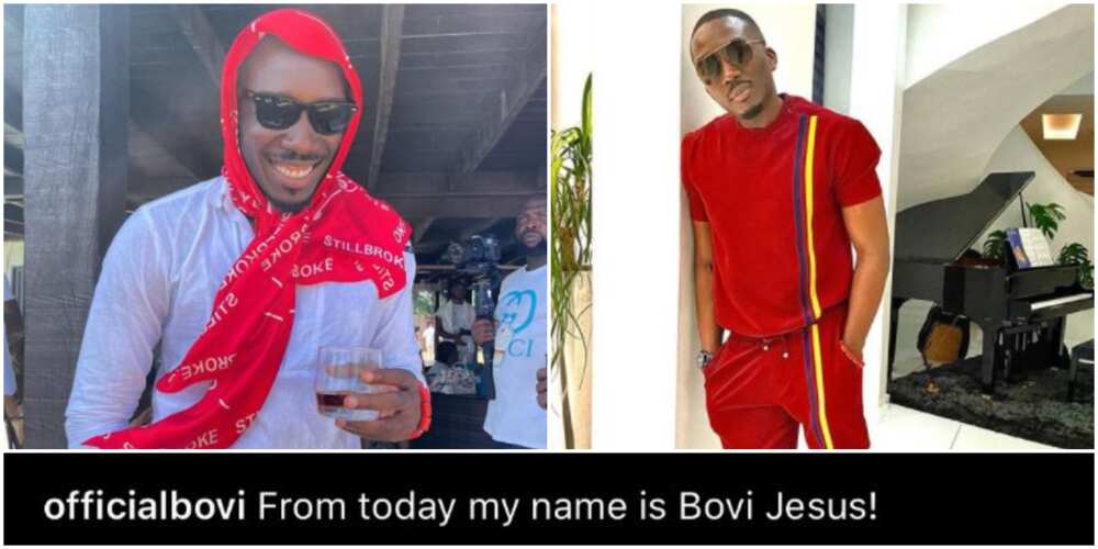 Comedian Bovi Reacts After Being Criticised for Adding Jesus to His Name