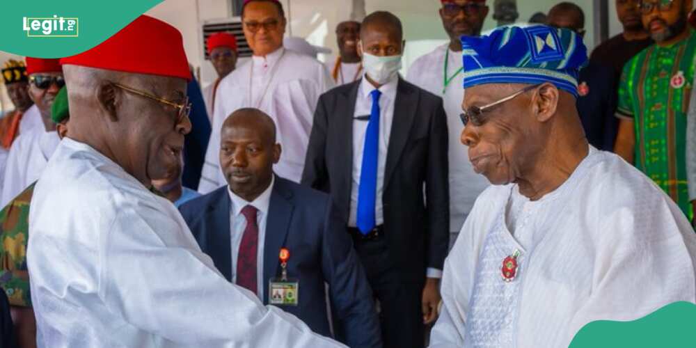 Tinubu, Obasanjo meet in Imo