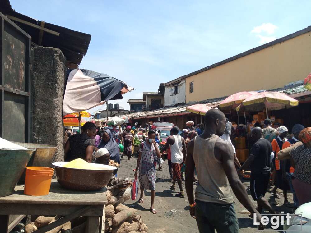 Activities at a popular market in Lagos state. Photo credit: Esther Odili
