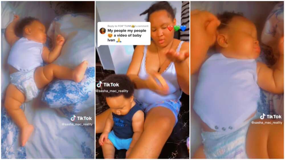 Mum and baby/mother woke up her kid. Mum and baby/mother woke up her kid.