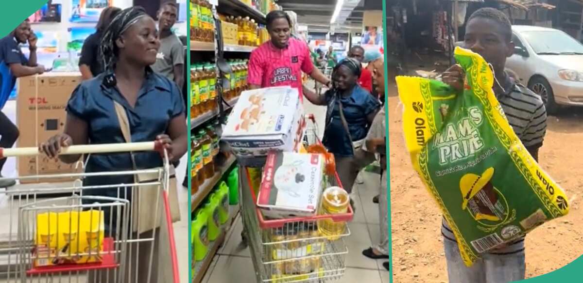 Video: See what this woman did when she was taken to supermarket for free shopping