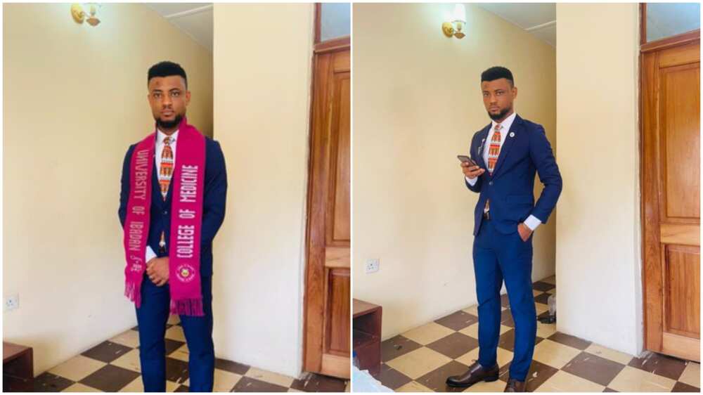 Nigerian graduates from university, celebrates his acheivement with beautiful photos