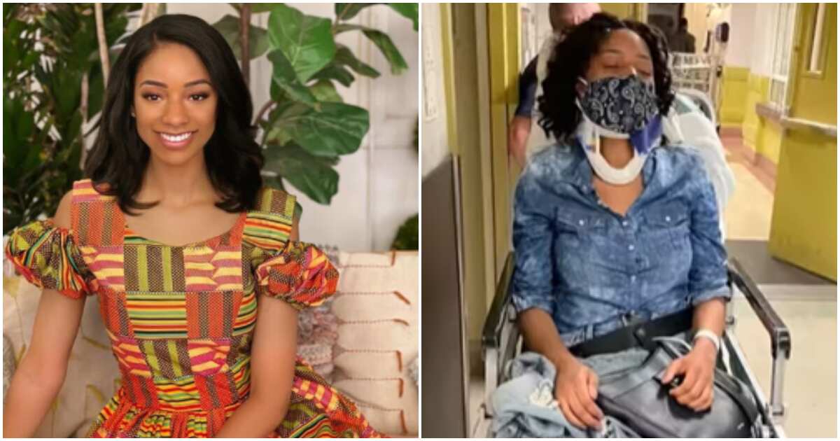 See video as actor Alexx Ekubo's ex fiancée Fancy survives ghastly car accident