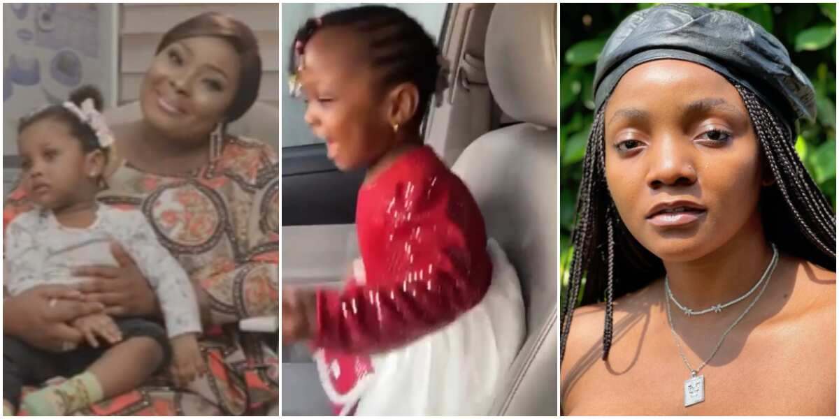 Actress Ronke Odusanya shares adorable video of 16-month-old daughter passionately singing Simi's Duduke