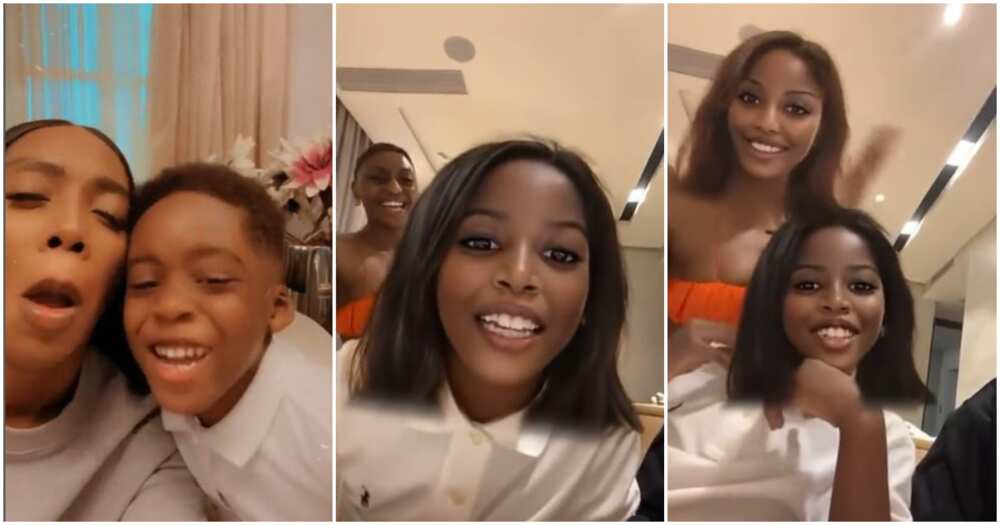 Beryl TV 06630d81008289c3 “I’m a Boy, Not a Girl”: Tiwa Savage’s Son ‘Para’ As He Rocks His Mum’s Wig in Cute Viral Clip 