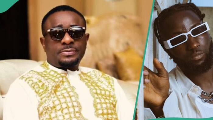 "Mr man, go and look for your father": Emeka Ike blasts alleged son who left school for music