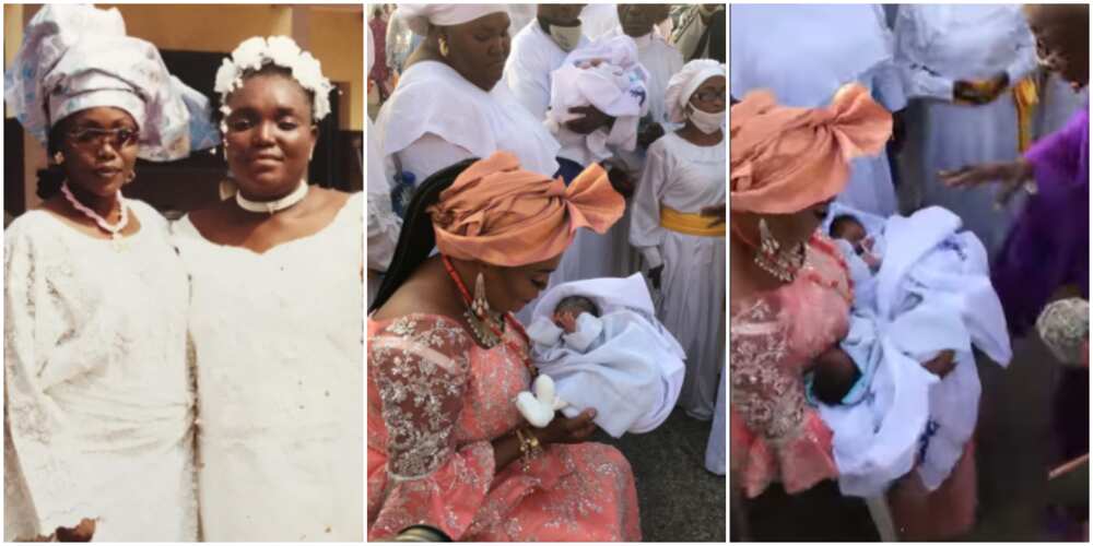 Toyin's friend welcomes triplets