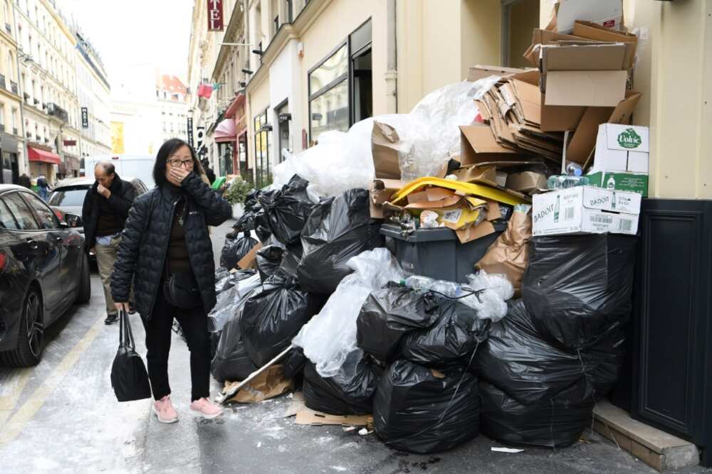 There has been an rolling strike by rubbish collectors in Paris